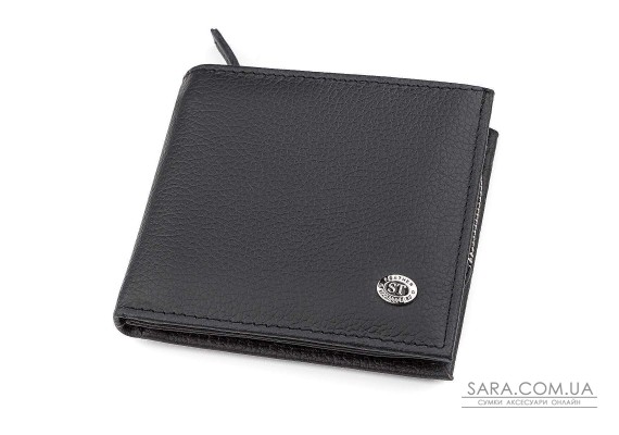 Мужской кошелек ST Leather 18343 (ST154) натуральная кожа Черный