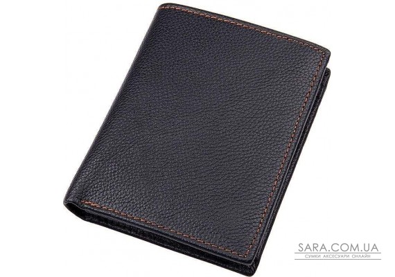 Кошелек Vintage 14598 кожаный Черный