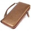 Неповторимый кошелек с отливом для женщин из натуральной кожи флотар CANPELLINI 21614 Коричневый