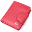 Яскравий гаманець для жінок із кишенею для монет із натуральної шкіри ST Leather 22726 Червоний