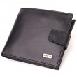 Стильный мужской кошелек из натуральной гладкой кожи CANPELLINI 21880 Черный