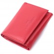 Маленький зручний гаманець з монетницею із натуральної шкіри ST Leather 22741 Червоний