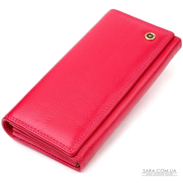 Яркий кошелек для женщин из натуральной кожи Boston 19422 Розовый Яркий кошелек для женщин из натуральной кожи Boston 19422 Розовый