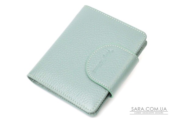 Стильный женский кошелек из натуральной кожи Tony Bellucci 21986 Серо-зеленый