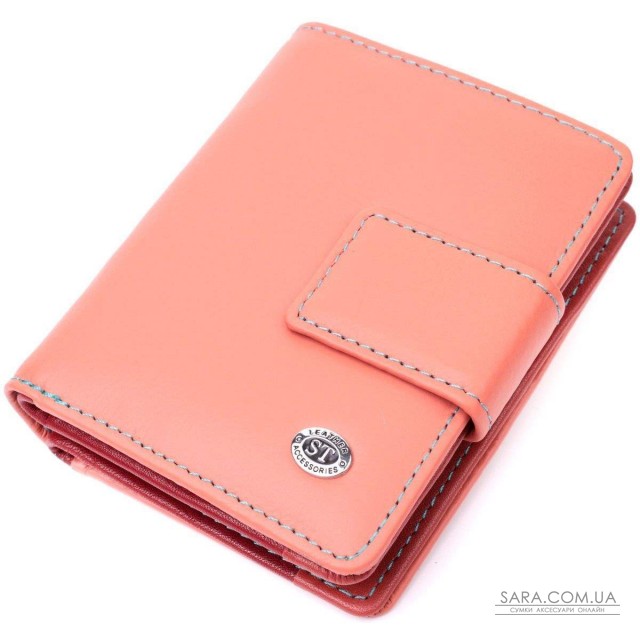 Жіночий шкіряний вертикальний гаманець невеликого розміру ST Leather 19438 Помаранчевий Жіночий шкіряний вертикальний гаманець невеликого розміру ST Leather 19438 Помаранчевий