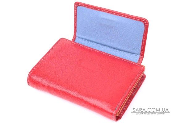 Яркий кошелек для женщин из натуральной кожи ST Leather 22503 Красный