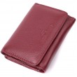 Шкіряний цікавий гаманець для жінок ST Leather 22507 Бордовий