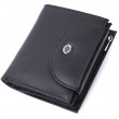 Зручний жіночий гаманець із монетницею із натуральної шкіри ST Leather 22711 Чорний