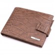 Вместительный мужской кошелек из натуральной кожи KARYA 22854 Коричневый