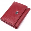 Мініатюрний жіночий гаманець із натуральної шкіри ST Leather 23082 Бордовий