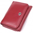 Компактный женский кошелек из натуральной кожи ST Leather 23073 Бордовый