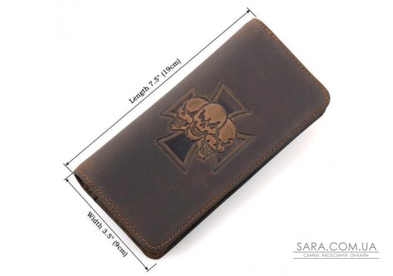 Бумажник мужской Vintage 14376 Коричневый