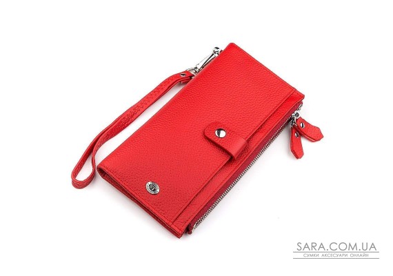 Кошелек женский ST Leather 18381 (ST420) многофункциональный Красный