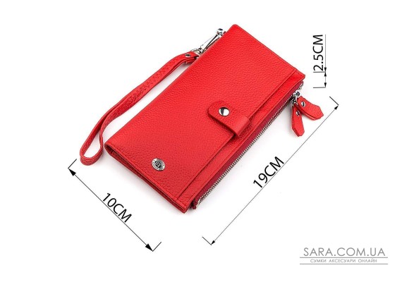 Кошелек женский ST Leather 18381 (ST420) многофункциональный Красный
