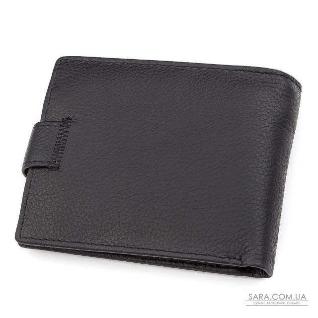Мужской кошелек ST Leather 18328 (ST137) итальянская кожа Черный Мужской кошелек ST Leather 18328 (ST137) итальянская кожа Черный