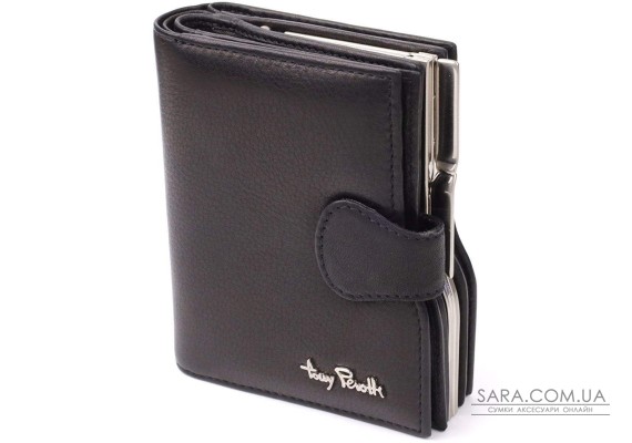 Женский вертикальный кошелек из натуральной кожи Tony Perotti 20842_1 (2656 nero) Черный