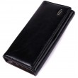 Горизонтальний жіночий гаманець із якісної екошкіри KIVI 19087 Чорний