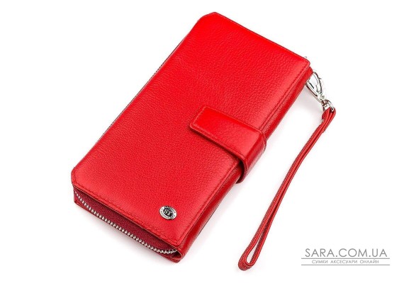 Кошелек женский ST Leather 18456 (SТ228) очень красивый Красный