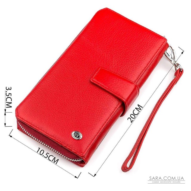 Кошелек женский ST Leather 18456 (SТ228) очень красивый Красный Кошелек женский ST Leather 18456 (SТ228) очень красивый Красный