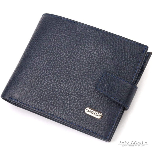 Популярный горизонтальный кошелек для мужчин из натуральной кожи флотар CANPELLINI 21884 Синее Популярный горизонтальный кошелек для мужчин из натуральной кожи флотар CANPELLINI 21884 Синее