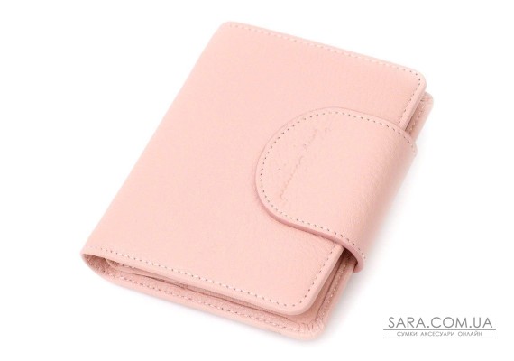 Практичный женский кошелек нежного цвета из натуральной кожи Tony Bellucci 22019 Пудровый