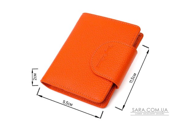 Неповторимый женский кошелек из натуральной кожи Tony Bellucci 22064 Оранжевый