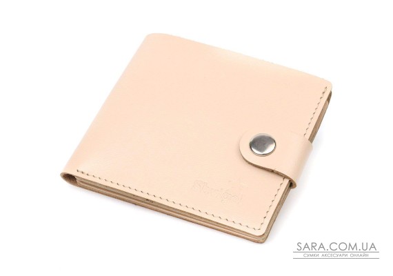 Стильный женский кошелек с монетницей кожаный SHVIGEL 16623 Молочный