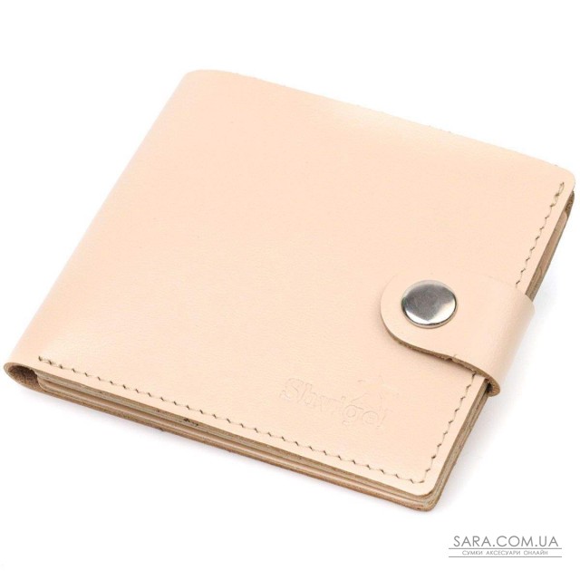 Стильний жіночий гаманець із монетницею шкіряний SHVIGEL 16623 Молочний Стильний жіночий гаманець із монетницею шкіряний SHVIGEL 16623 Молочний
