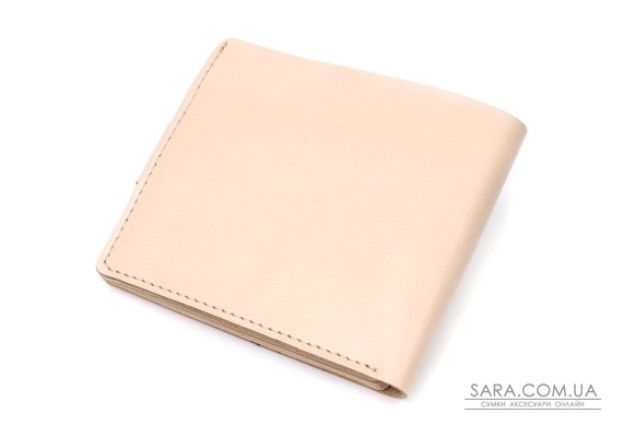 Стильный женский кошелек с монетницей кожаный SHVIGEL 16623 Молочный