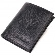 Компактный кошелек с удобным функционалом из натуральной кожи Tony Bellucci 22069 Черный