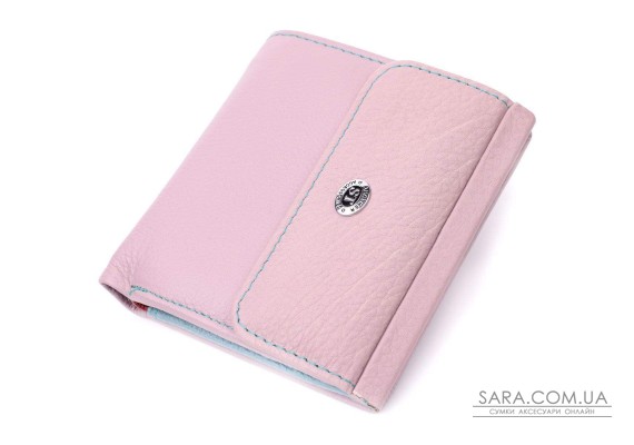 Кошелек для женщин среднего размера из натуральной кожи ST Leather 19495 Бежевый