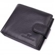 Гаманець для чоловіків зручного розміру із натуральної шкіри ST Leather 22461 Чорний