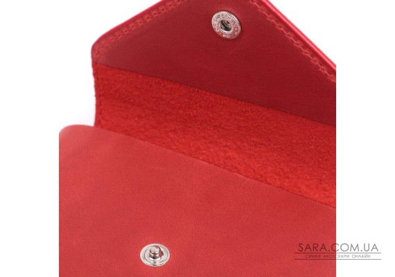 Женский кошелек из матовой натуральной кожи GRANDE PELLE 16804 Красный