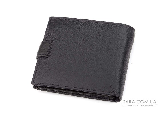 Чоловічий гаманець ST Leather 18339 (ST138) дуже стильний Чорний