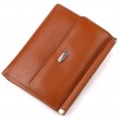 Зручний гаманець для жінок середнього розміру з натуральної шкіри CANPELLINI 21811 Коричневий