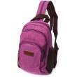 Модный рюкзак из полиэстера с большим количеством карманов Vintage 22147 Фиолетовый