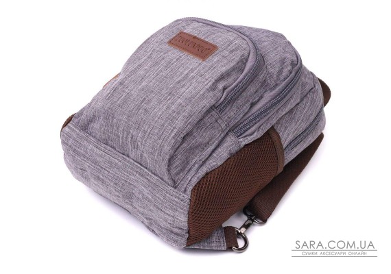 Современный рюкзак из полиэстера с большим количеством карманов Vintage 22149 Серый