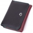Удобный кошелек для девушек из натуральной кожи ST Leather 22497 Разноцветный