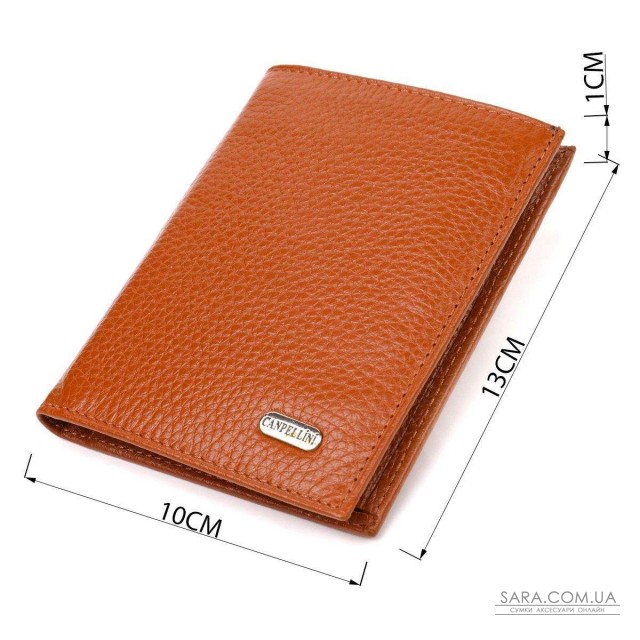Стильный мужской кошелек вертикального формата из натуральной кожи CANPELLINI 21754 Рыжий Стильный мужской кошелек вертикального формата из натуральной кожи CANPELLINI 21754 Рыжий