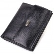 Кошелек для женщин среднего размера из натуральной кожи флотар CANPELLINI 21817 Черный