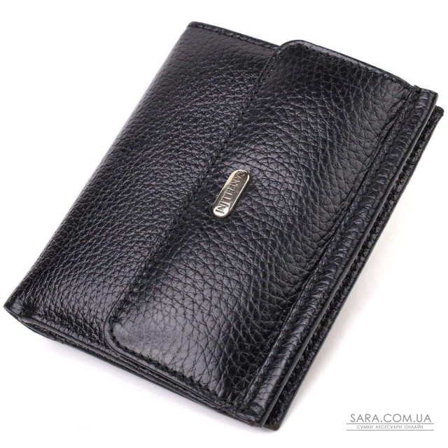 Кошелек для женщин среднего размера из натуральной кожи флотар CANPELLINI 21817 Черный Кошелек для женщин среднего размера из натуральной кожи флотар CANPELLINI 21817 Черный