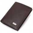Компактный кошелек для мужчин из натуральной кожи флотар CANPELLINI 21873 Коричневый