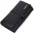 Класичний жіночий гаманець з великою кількістю відділень із натуральної шкіри Tony Bellucci 21961 Чорний