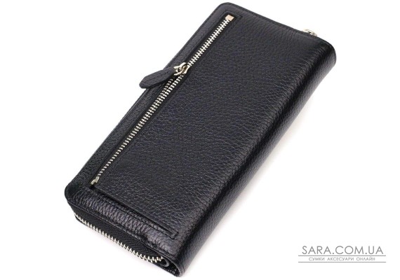 Шкіряний жіночий гаманець з блоком для карт та документів Tony Bellucci 21955 Чорний