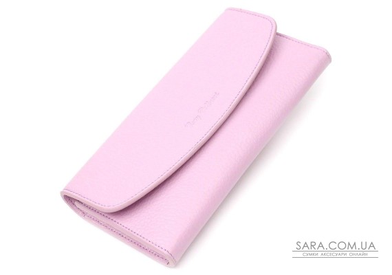 Стильний жіночий гаманець з монетницею на блискавці з натуральної шкіри Tony Bellucci 21964 Ліловий