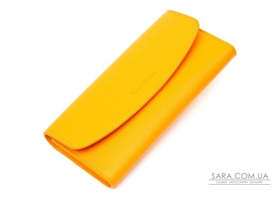 Відмінний жіночий гаманець з монетницею на блискавці з натуральної шкіри Tony Bellucci 21978 Жовтий