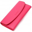 Барвистий жіночий гаманець з монетницею на блискавці з натуральної шкіри Tony Bellucci 21979 Фуксія