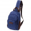 Надежный рюкзак из полиэстера с большим количеством карманов Vintage 22146 Синий