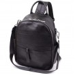 Женский рюкзак из натуральной кожи Vintage 23060 Черный