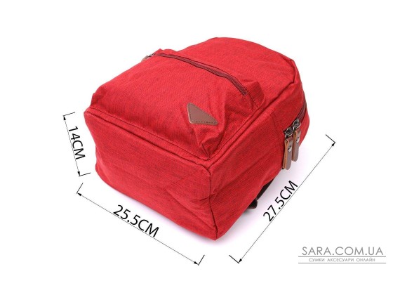 Стильный женский рюкзак из текстиля Vintage 22245 Бордовый